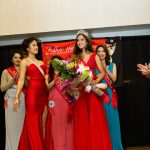 Suzanne Perez, 2015 Miss Follow The Dream Scholarship Pageant Winner, feeling the moment of being crowned held at Wyndham Garden at York, PA.
